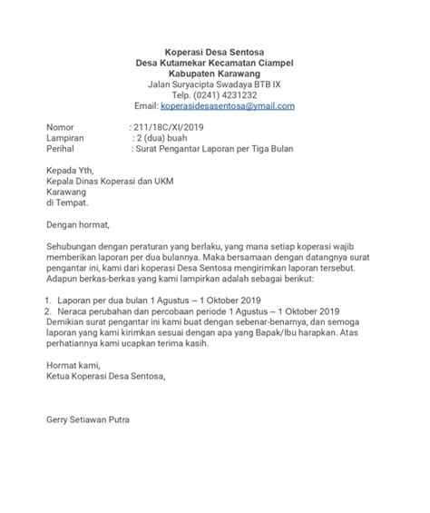 10 Contoh Surat Pengantar Untuk Berbagai Keperluan Linovhr