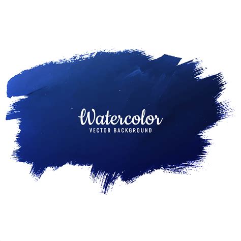 Watercolor blue splash design vector 261711 Vector Art at Vecteezy