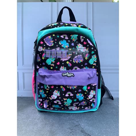 Jual Smiggle Backpack Junior Sky Hi Unicorn Name Tas Ransel Smiggle