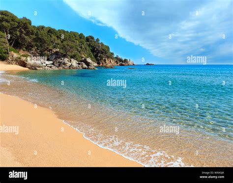 Mediterranean Sea Rocky Coast Spain Stock Photo Alamy