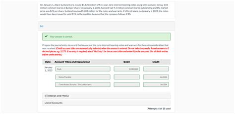 Solved On January Sunland Corp Issued Chegg