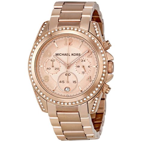 Michael Kors Blair Chronograph Rose Dial Ladies Watch Mk5263 Blair Michael Kors Watches