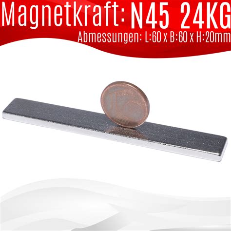 Neodym Magnet N Quader Scheibe Neodym Magnet Extrem Stark Ab Kg