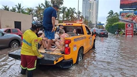 Cayeron Mil Metros De Lluvia En Minutos En Mazatl N Luz Noticias