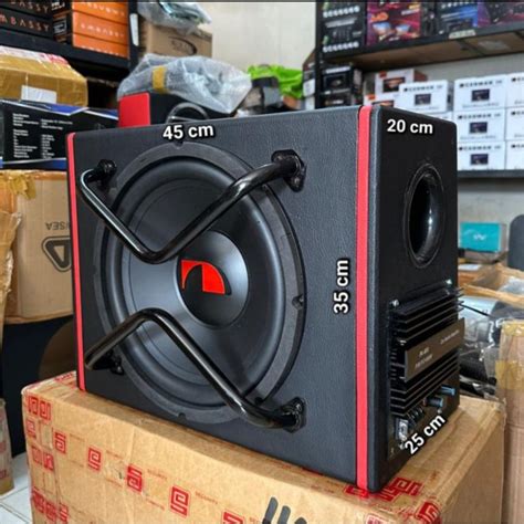 Jual Speaker Active Bass Box Inch Nakamichi Ns W D Max Watt