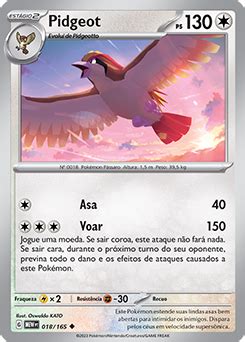 Pidgeot V Origem Perdida Banco De Dados De Cards Do Estampas Ilustradas