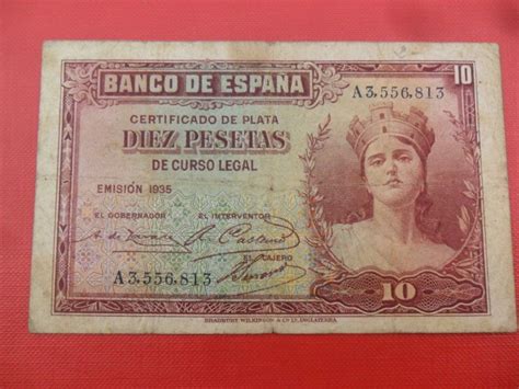 Spanija Spain 10 Pesetas 1935 V2 P7916 Kupindo 72113633