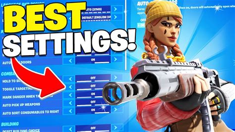 The Best Settings For Beginner Keyboard And Mouse Players In Fortnite Battle Royale Youtube