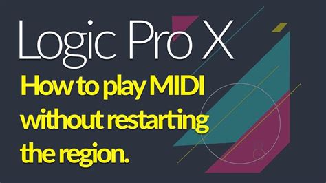 Logic Pro X Tutorial Midi Chase Want To Know How To Get Midi