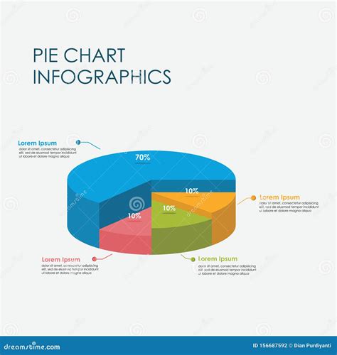 GrÃfico De Pizza CÃrculo Elementos InfogrÃficos Design Plano De