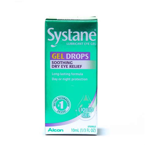 Systane Anytime Protection Lubricating Gel Eye Drops For Dry Eyes Symptoms 10ml