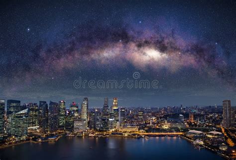 Singapore at night stock image. Image of city, cityscape - 9308309