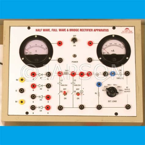 Half Wave,Full Wave & Bridge Rectifier Apparatus