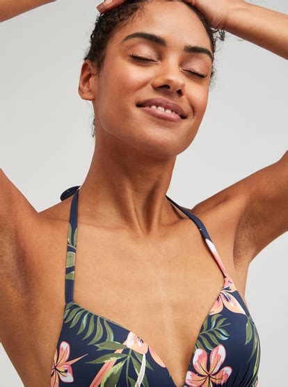 Roxy Into The Sun Triangle Bikini Top For Women Roxy