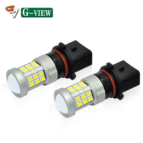 Gview V36 12277 P13W LED Daytime Running Lights Bulbs SH23W 6000K Xenon