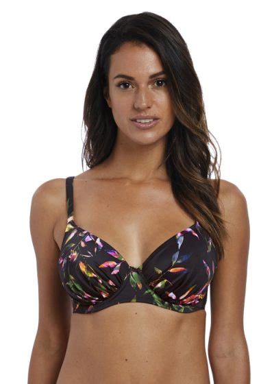 Fantasie Palawan Gathered Full Cup Bikini Top Underwraps Lingerie