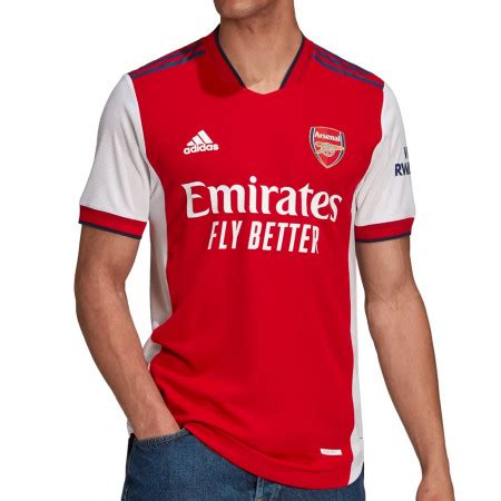 Camiseta Adidas Arsenal Roja Blanca Futbolmania