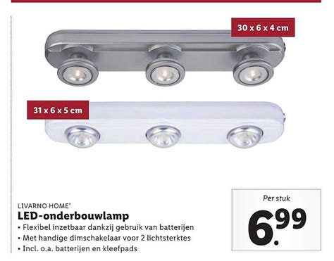 Livarno Home Led Onderbouwlamp Aanbieding Bij Lidl Folders Nl