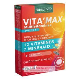 Santarôme Vita max Multivitamines Adultes Energie et Vitalité 30