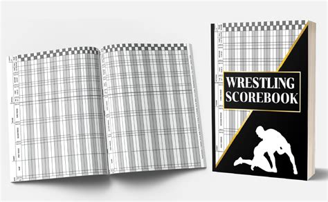 Wrestling Scorebook Large 85x11 Wrestling Scorebook W 120 Score