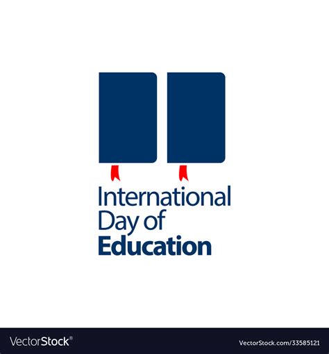 International day education celebration Royalty Free Vector