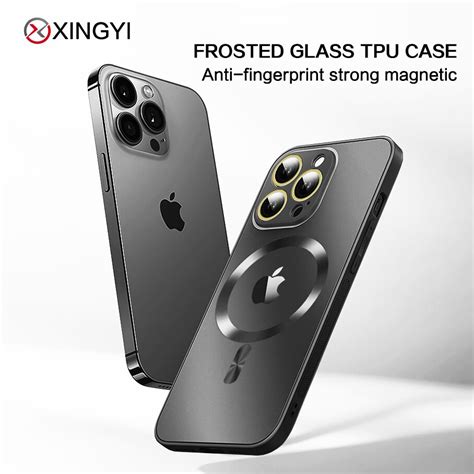 Manyetik Nano Cam Telefon Kılıfı Için Iphone 14 13 12 11 Pro Max Artı