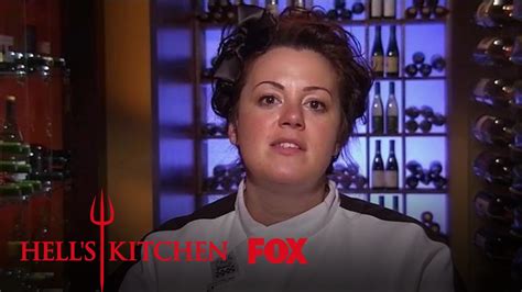 Kimberly Shares Her Excitement For Winning A Black Jacket Season 16 Ep 14 Hell S Kitchen