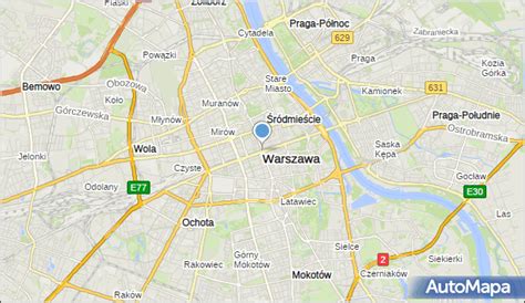 Targeo Mapa Warszawy | Kraków Mapa