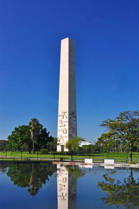 Obelisco Do Ibirapuera S O Paulo Um Obelisco De Metros De Altura