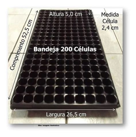 Bandejas Sementeira Horta Alface Temperos C Lulas Parcelamento