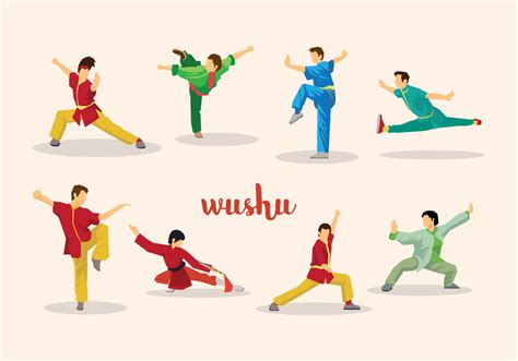 Free Wushu Vector 134435 Vector Art at Vecteezy