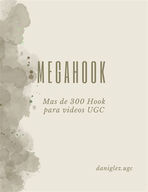 Megahook M S De Hooks Para Creadores Ugc