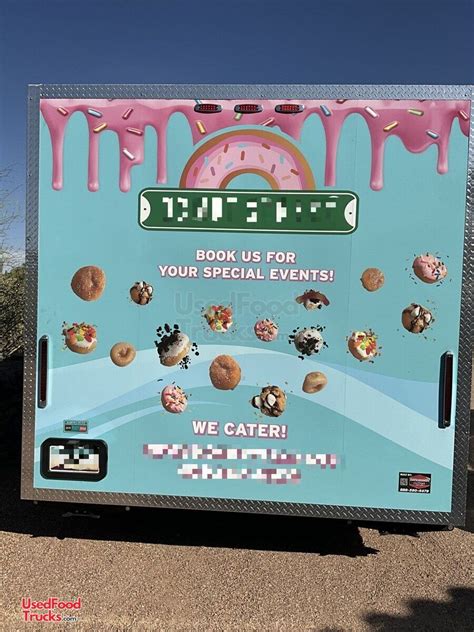 Clean and Appealing - 2023 8' x 14' Mini Donut Trailer | Bakery Trailer