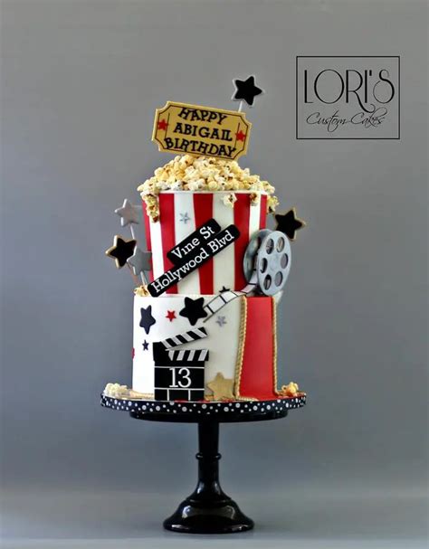 Movie theme cake tutorials - film theme cake