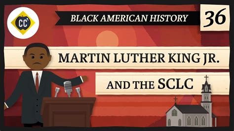 Martin Luther King Jr Crash Course Black American History 36