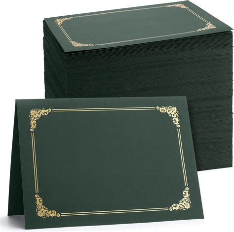 Amazon Panelee 60 Pcs Black Certificate Holders With Gold Foil