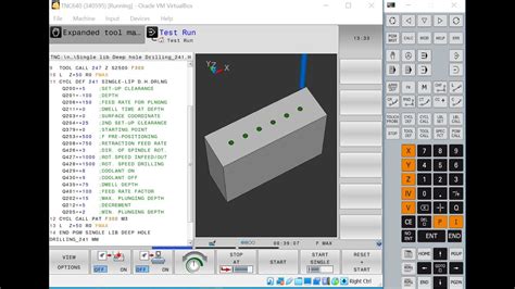 Heidenhain Tnc640 Fixed Cyclessingle Lip Deep Hole Drillingcycle