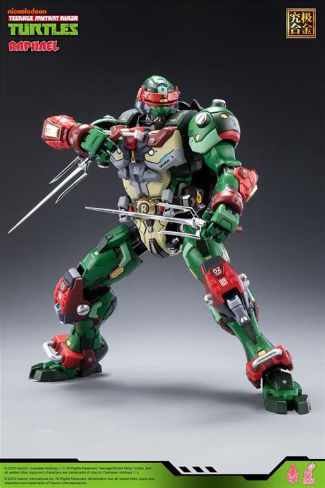 Tmnt Hb Alloy Mecha Ninja Turtles Raffaello