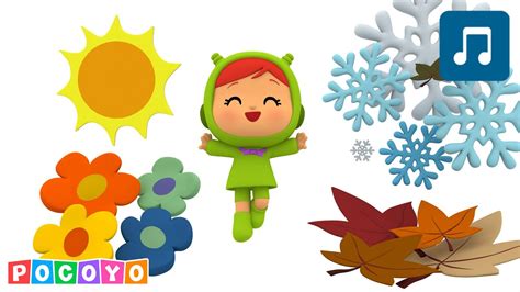 Canción de otoño Las Cuatro Estaciones 5 minutos Pocoyo