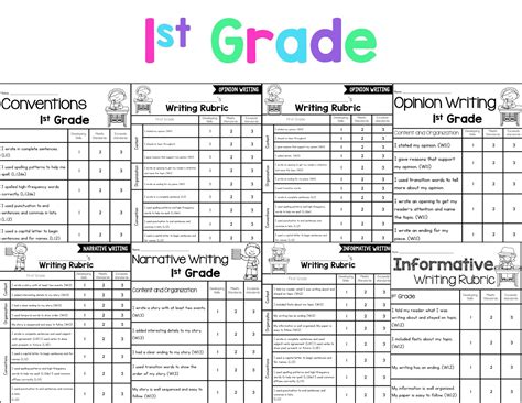 Rubrics In Grade 1