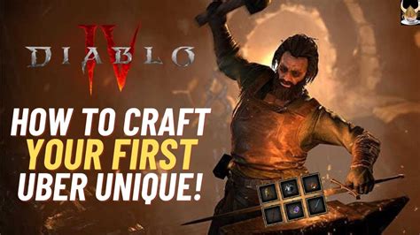 Diablo 4 How To Craft Your First Uber Unique FULL GUIDE AND HOW TO GET