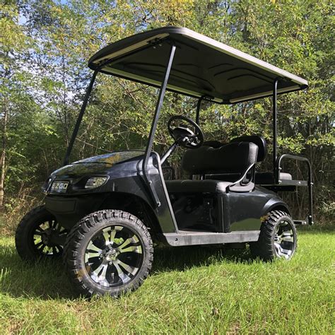 Vampire Black Machined Aluminum Golf Cart Wheels And X R Gtw