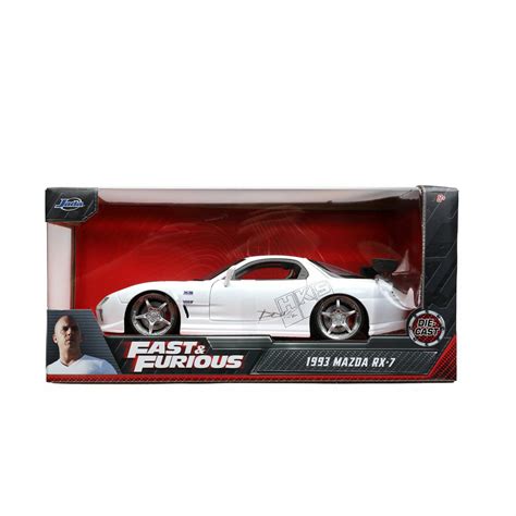 Jada Toys Fast And Furious 1993 Mazda Rx 7 1 24 Die Cast Modeller Fast And Furious Model