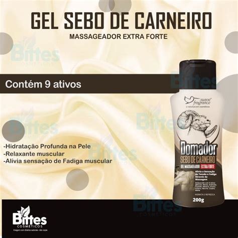 Comprar Gel Domador Suave Fragrance Massageador Sebo De Carneiro