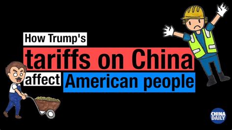 Animation How Trumps Chinese Tariffs Affect American People Youtube