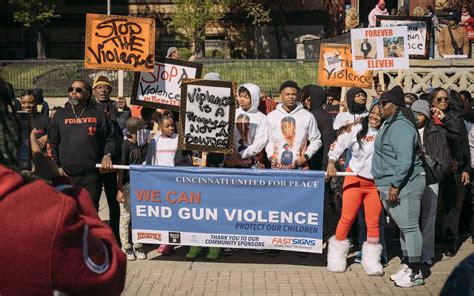 Photos Cincinnati Leaders Organize Walk To End Gun Violence In Honor