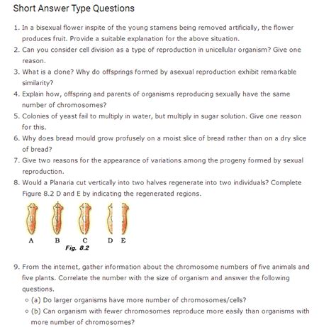 Important Questions For Class 10 Science Chapter 8 How Do Organisms