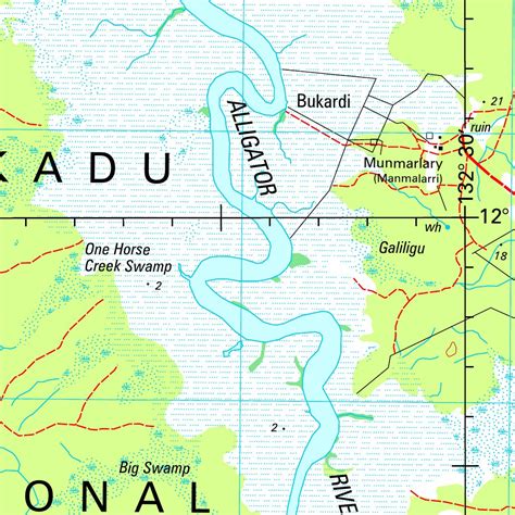 Alligator River SD53 - 01 Map by Geoscience Australia | Avenza Maps