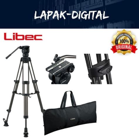 Jual Libec Lx7 Tripod With Pan And Tilt Fluid Head And Floor Spreader