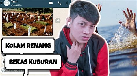 KOLAM RENANG ANGKER BEKAS KUBURAN Chat Story Horror Indonesia